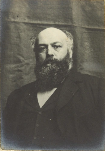 Anonyme - Portrait d'un homme barbu. Auguste Delaherche