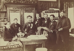 Anonyme - Atelier Mucha, tous les collaborateurs de mon père Jules Bocquin de 18...