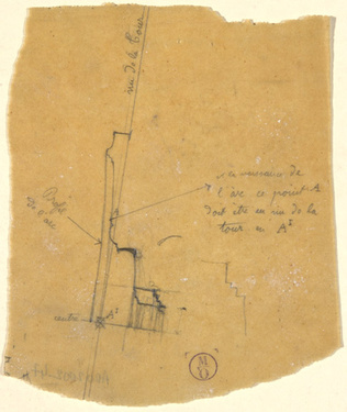 François Garas - Temple à la Pensée, dédié à Beethoven, profil d'un arc