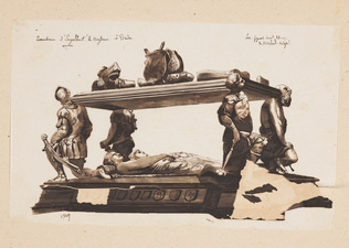 Edouard Villain - Tombeau d'Engelbert de Nafsau, Breda