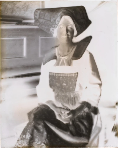 Loraine Wyman en costume breton, mars 1911 - Paul Haviland