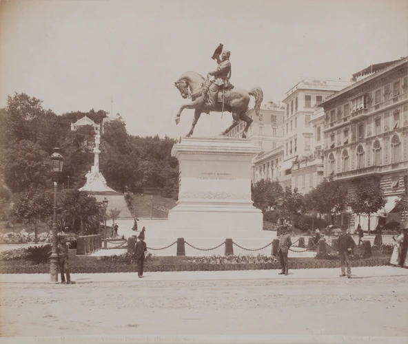 Alfred Noack - Genova - Monumento a Vittorio Emanuele II