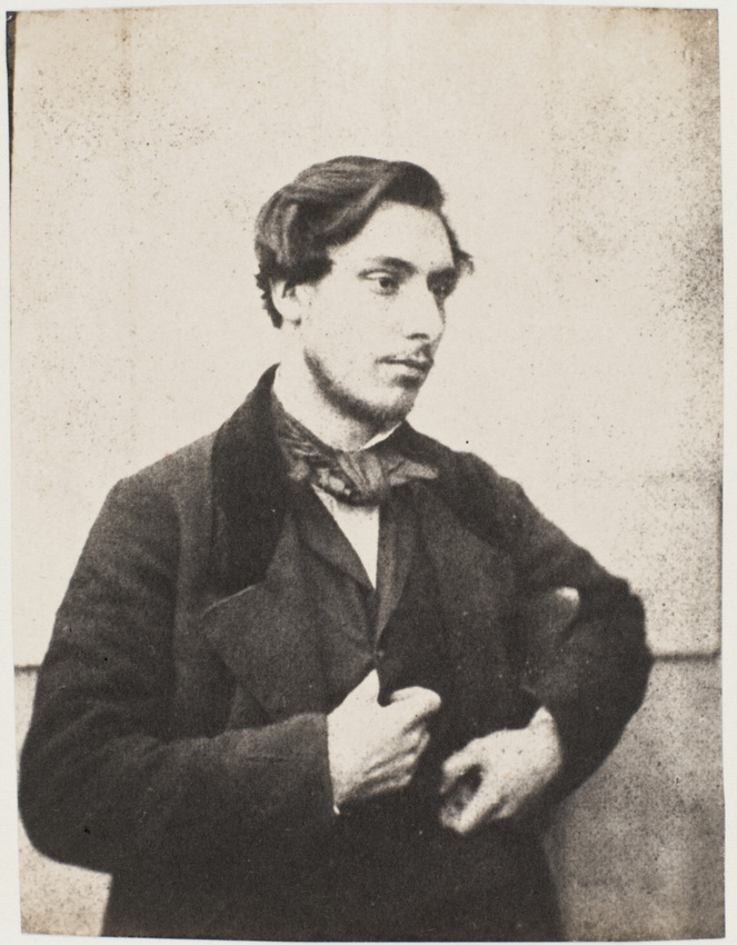 Auguste Vacquerie - Ernest Lefèvre, de profil
