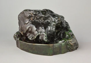 Tête de saint Jean-Baptiste sur un plat - Auguste Rodin