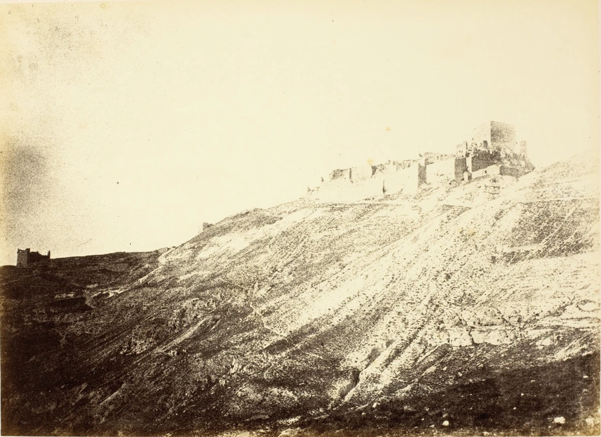 Karak, à gauche la tour de Daham - Henry Sauvaire