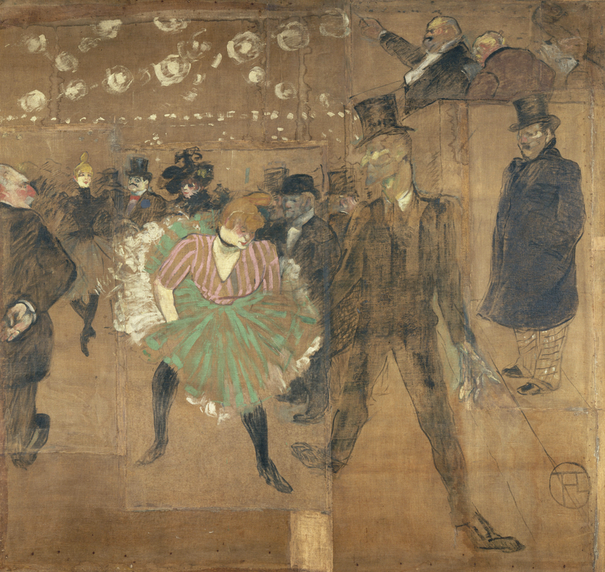 Panneaux pour la baraque de la Goulue, à la Foire du Trône à Paris - Henri de Toulouse-Lautrec