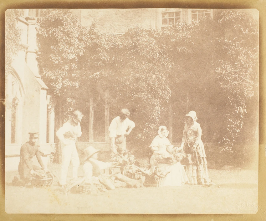 William Henry Fox Talbot - Groupe à Lacock Abbey