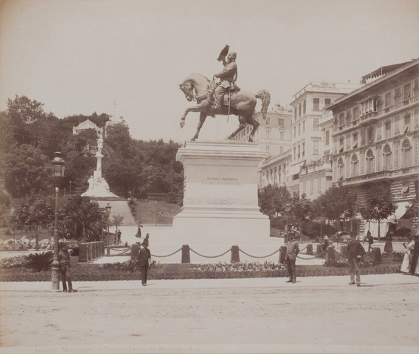 Gênes, monument à Victor Emmanuel II, Francesco Barzaghi (1886)