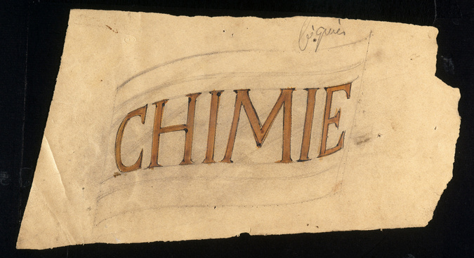 Charles Lameire - Sorbonne, salle des Comités, Chimie
