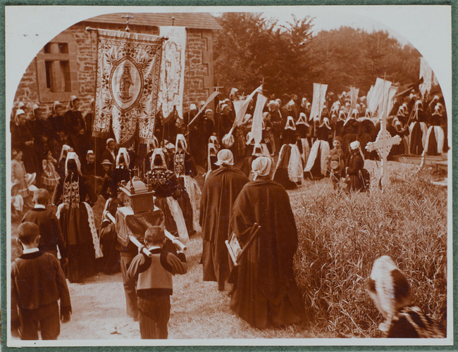 Charles Augustin Lhermitte - Fête du Pardon ?, procession bretonne