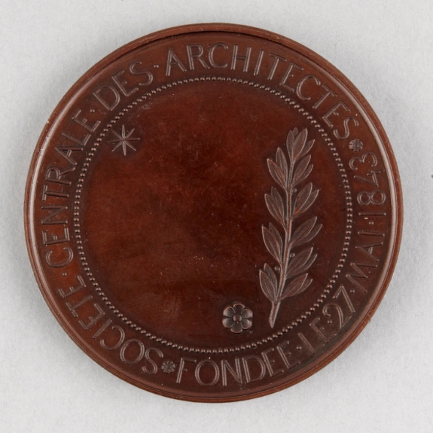 Médaille - Société Centrale des Architectes - ance - Numista