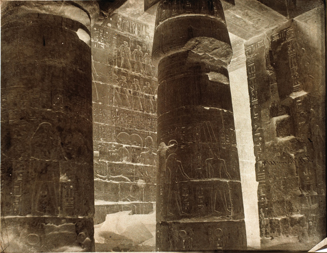 John Beasley Greene - Médinet-Habou, Temple funéraire de Ramsès III, paroi gauch...