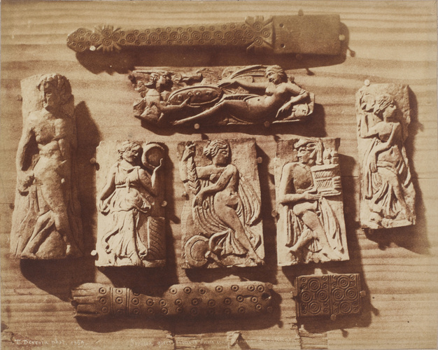 Théodule Devéria - Saqqarah - Neuf ivoires grecs