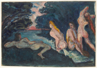 Blanche Derousse - Quatre baigneuses