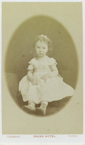 Modeste Chambay - Fillette assise