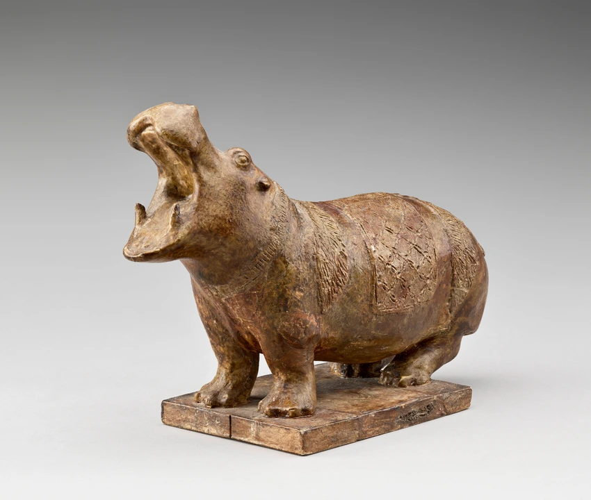 Hippopotame caparaçonné d'un côté - François Pompon