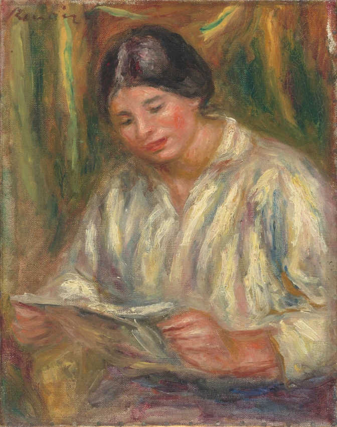 Auguste Renoir - La Liseuse blanche
