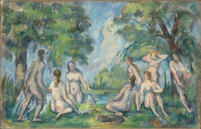 Paul Cézanne - Baigneuses