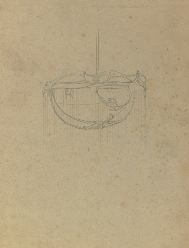 Hector Guimard - Projet de lustre