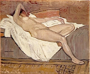Théophile Alexandre Steinlen - Petit nu sur un lit
