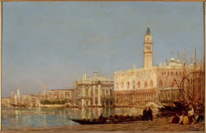 Félix Ziem - Venise, le palais des Doges