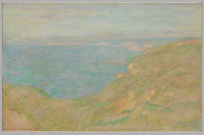 Claude Monet - Falaise de Fécamp