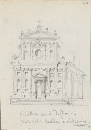 Louis Boitte - Rome, église Sainte-Catherine-dei-Funari