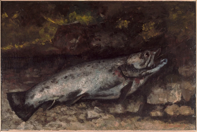 Gustave Courbet - La Truite