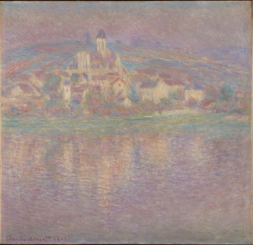 Claude Monet - Vétheuil, soleil couchant