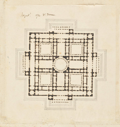 Edouard Villain - Mr Moreau, Plan d’un lazaret, 1784