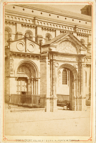 D. Cousin - Toulouse. Eglise Saint-Sernin. Porte Miègeville