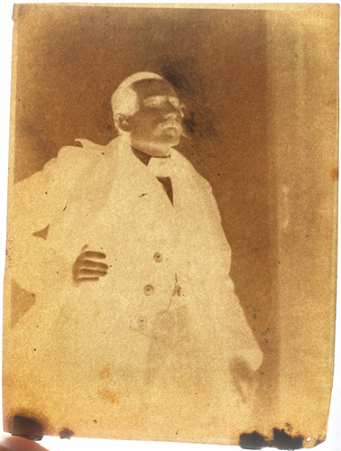 Auguste Vacquerie - Théophile Guérin, de profil
