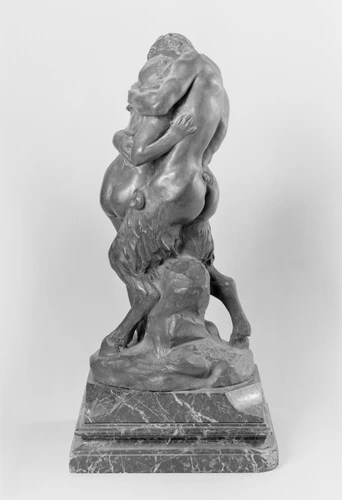 Aimé Jules Dalou - Baiser ou Nymphe et Faune