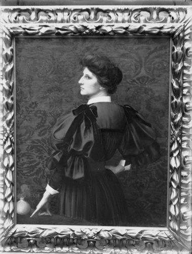 Alexis André - Portrait de femme, de 3/4 dos, auteur non identifié