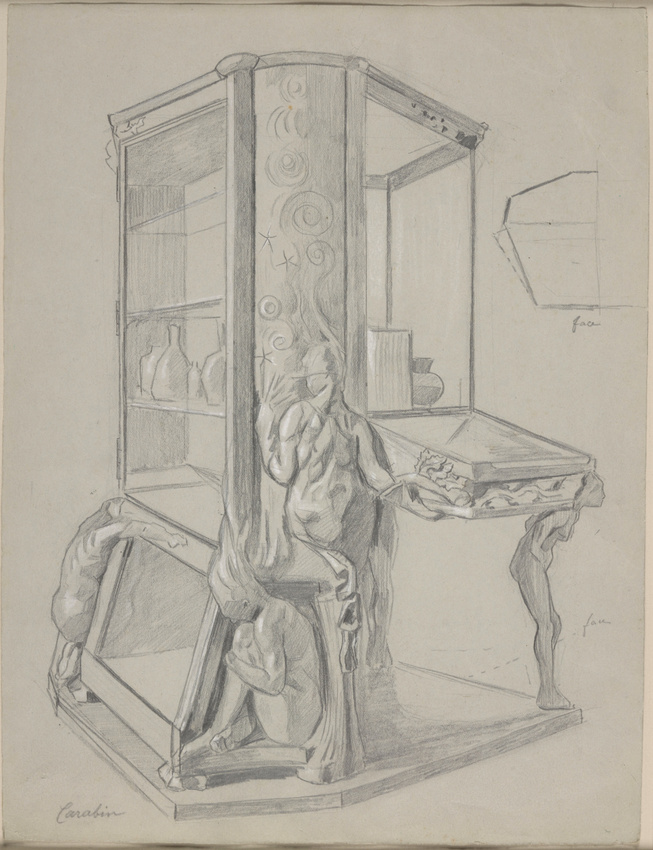 François-Rupert Carabin - Projet de vitrine