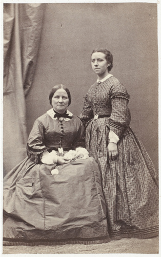 Achille Bonnuit - Mme Derischweiller et sa fille, Eugénie Bonnuit