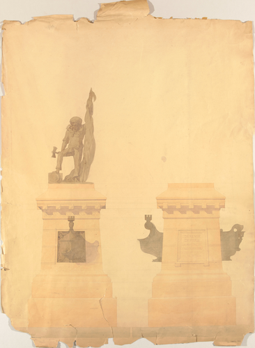 Louis Boitte - Projet d'un monument commémoratif de la défense de Paris
