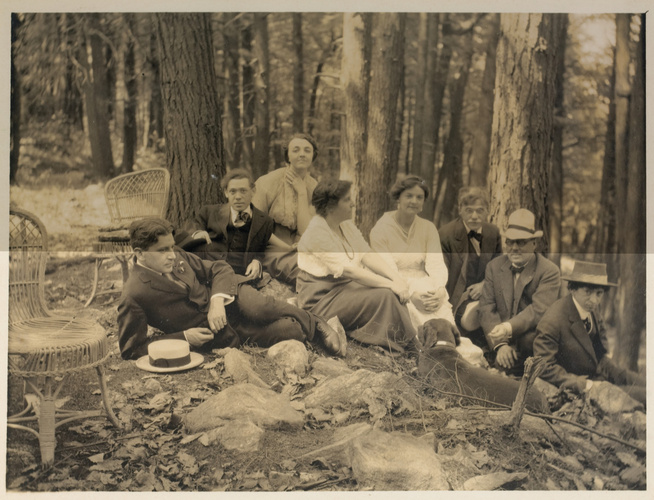 Paul Burty Haviland - Groupe d'amis à Seven Springs, Mount Kisco