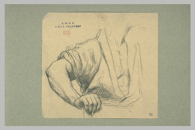 Elie Delaunay - Torse et bras droit d'un homme