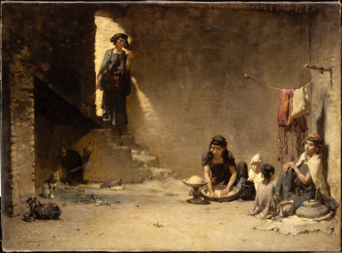 Gustave Guillaumet - Intérieur à Bou-Saâda