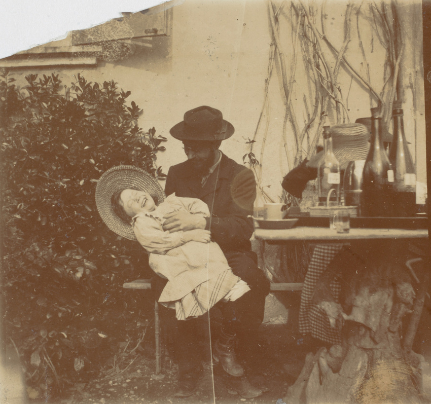 Edouard Vuillard - Pierre Bonnard chatouillant sa nièce Renée Terrasse, au Grand...
