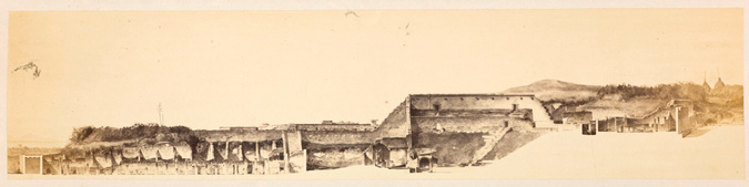 Anonyme - Photographie de dessin : Tivoli, villa d'Hadrien, autre coupe, état ac...