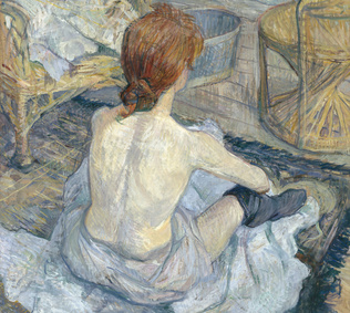 Henri de Toulouse-Lautrec - Rousse (La toilette)