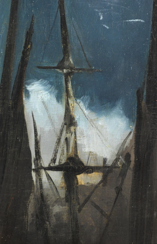 Clair de lune sur le port de Boulogne - Edouard Manet