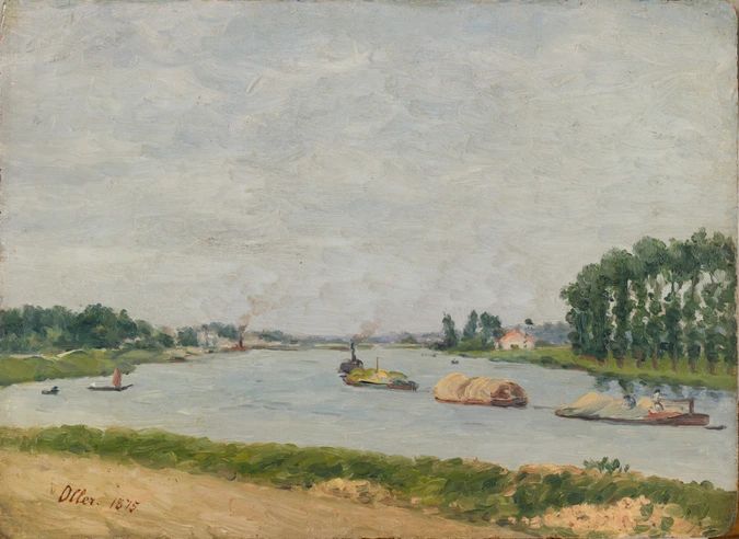 Francisco Oller - Bords de Seine