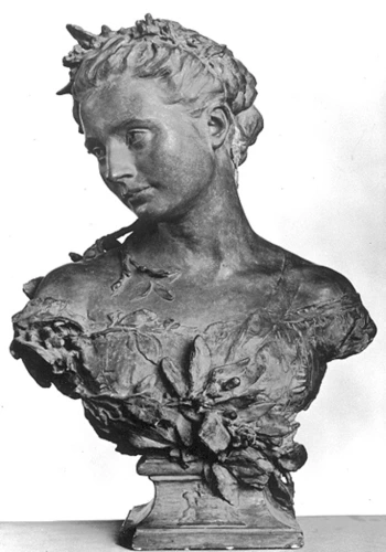 Amélie de Montfort en toilette de mariée - Jean-Baptiste Carpeaux