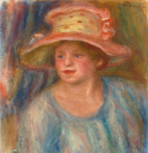 Auguste Renoir - Femme au chapeau}