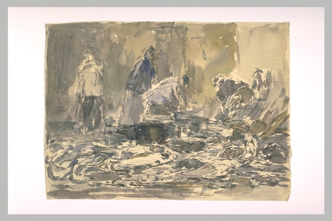 La Rade de Villefranche - Eugène Boudin | Musée d'Orsay