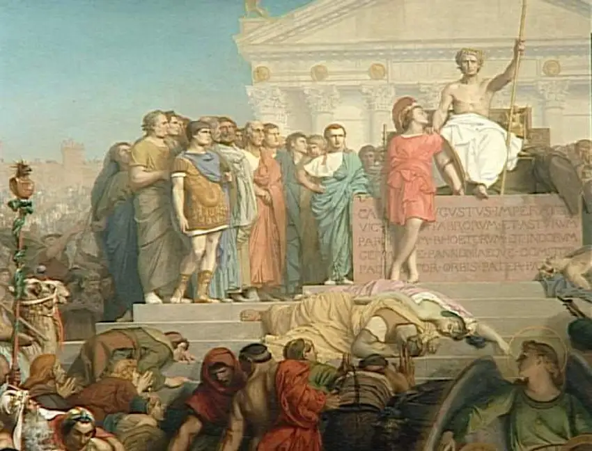 Siècle d'Auguste : Naissance de N.S. Jésus Christ - Jean-Léon Gérôme