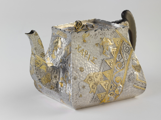 Elkington et Cie - Théière, service à thé "Archaic"